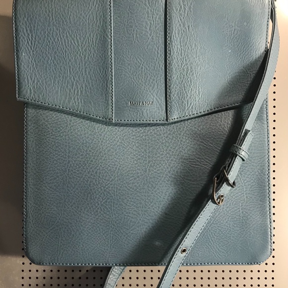 Matt & Nat Handbags - MATT & NAT Crossbody Tote Light Blue